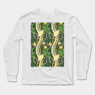 John Henry Dearle Daffodil Chintz Tinted Yellow Long Sleeve T-Shirt